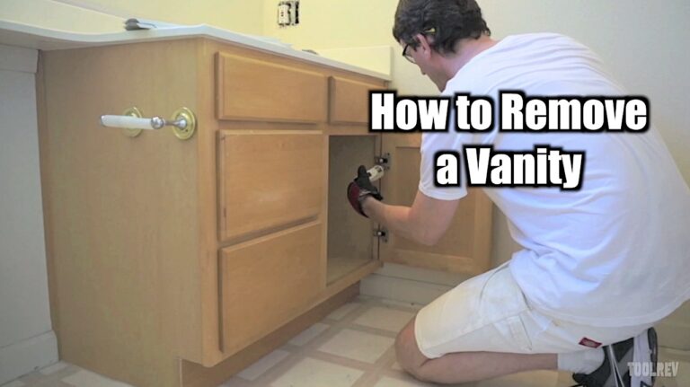 How to Easily Remove a Bathroom Vanity