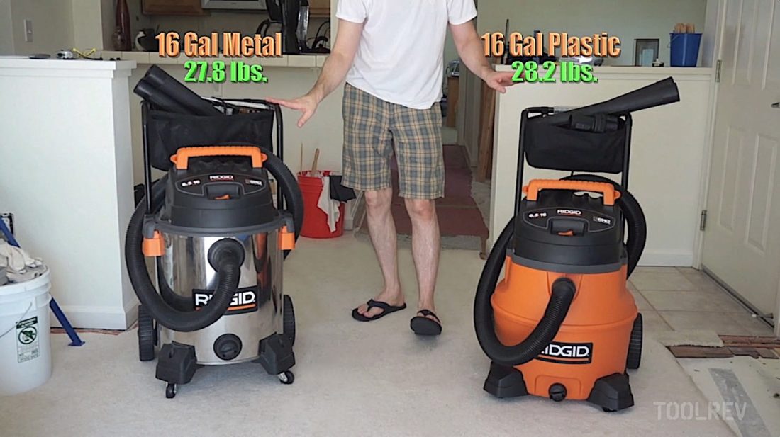 RIDGID 16 gallon Stainless Steel Shop Vac Review – ToolRev