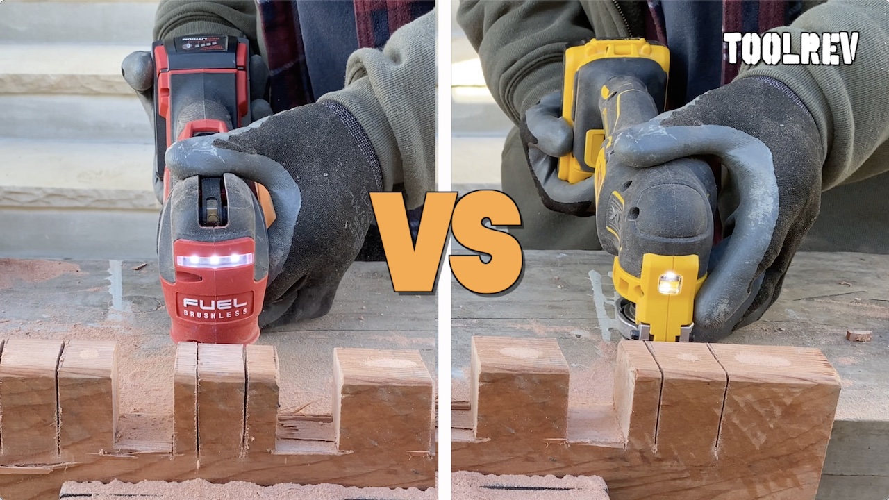 Milwaukee M18 vs DeWalt DCS356 Multi-tool | ToolRev