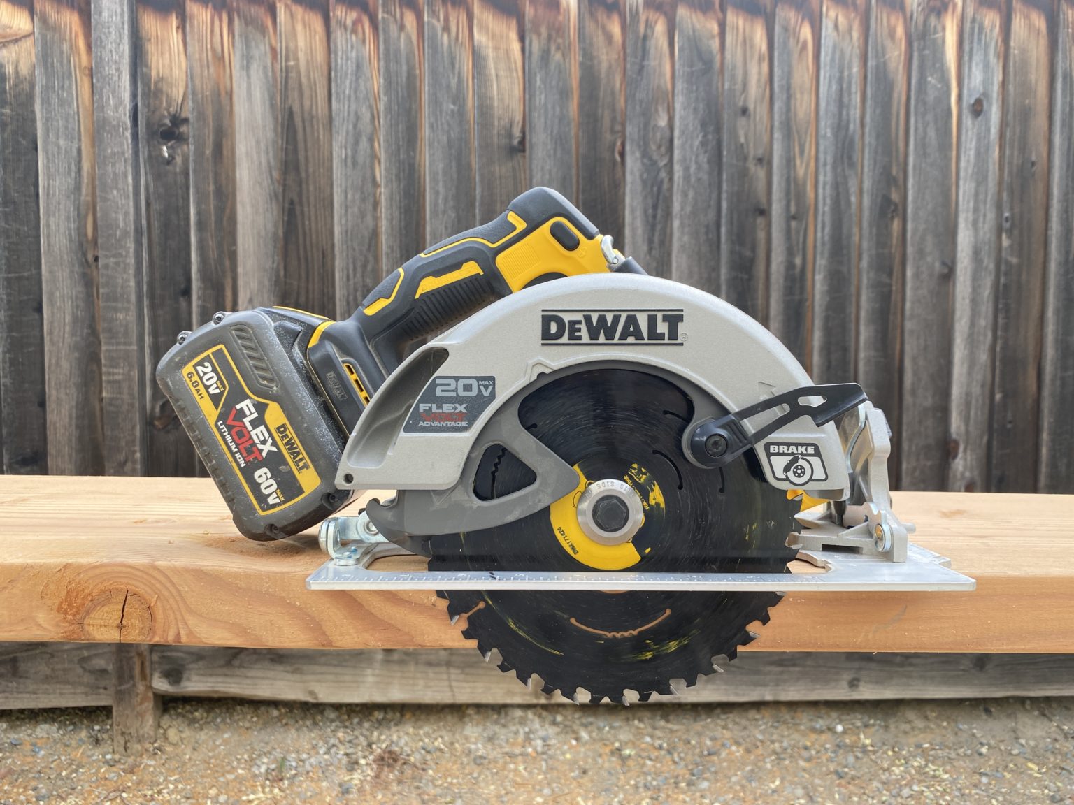 DeWalt 20V Flexvolt Advantage DCS573 Circular Saw Review ToolRev