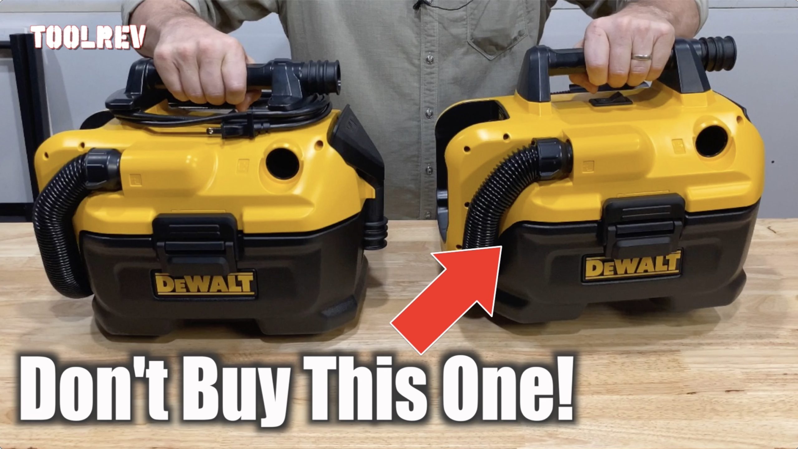 DeWalt 20V Cordless Wet Dry Shop Vac ToolRev