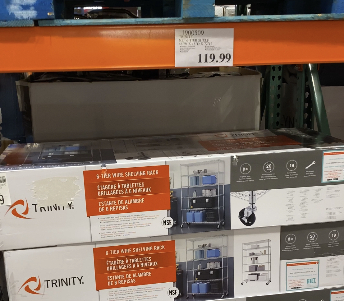 Trinity 6 tier shelf deals