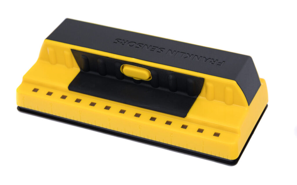Franklin stud finder against white background.