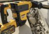 DeWalt rotary hammer right-side view