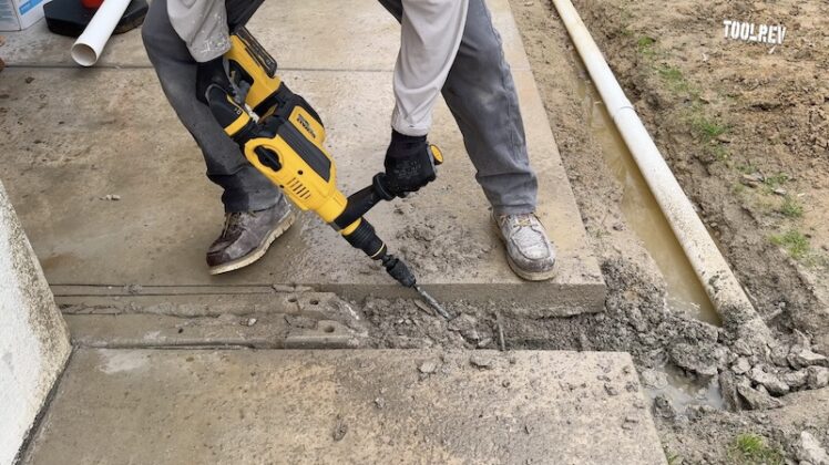 Dewalt rotary hammer chipping concrete