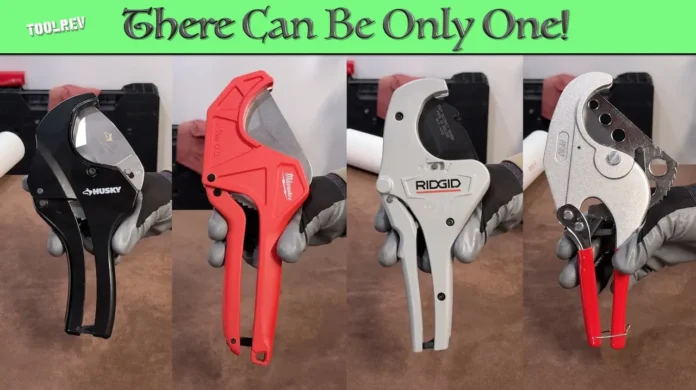 Ratcheting PVC Cutter Husky, Milwaukee, Ridgid, and Pasco Ratcheting PVC Cutters