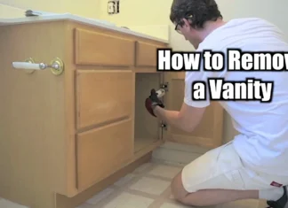 How to Remove a Vanity Thumb 5