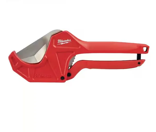 Milwaukee 2-3/8 in. ratcheting PVC pipe cutter Milwaukee 2-3/8 in. ratcheting PVC pipe cutter