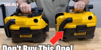 DeWalt DCV580H and DCV581H 20V cordless wet/dry shop vacs side by side on a table