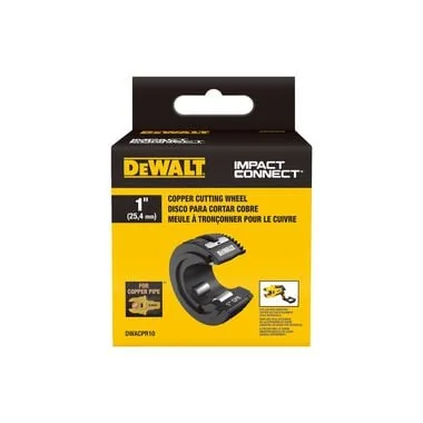 DeWalt Impact Connect 1 in. copper cutter wheel DeWalt Impact Connect 1 in. copper cutter wheel