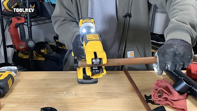 DeWalt Impact Connect copper cutter