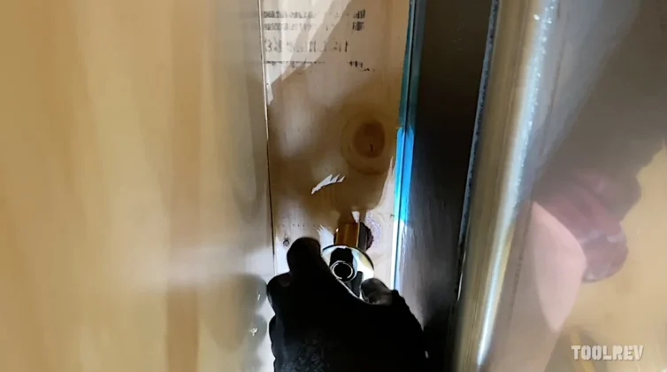 Kitchen faucet installation