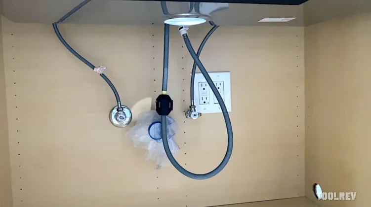 Kitchen faucet installation