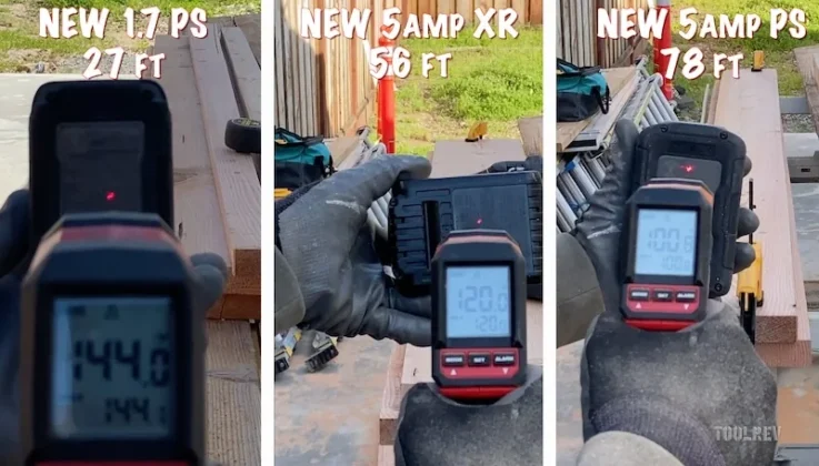 DeWalt PowerStack and MAX battery comparison