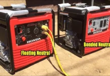Honda 2800 Watt Generator Review Honda EG2800i and EB2800i 2800 watt inverter generators, floating neutral vs bonded neutral