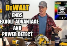 DeWalt Ends Power Detect and FlexVolt Advantage