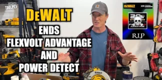 DeWalt Ends Power Detect and FlexVolt Advantage