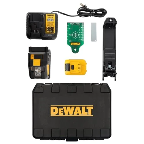DEWALT 12V 5 Spot and Cross Line Laser, Green (DW0825LG) DEWALT 12V 5 Spot and Cross Line Laser, Green (DW0825LG)