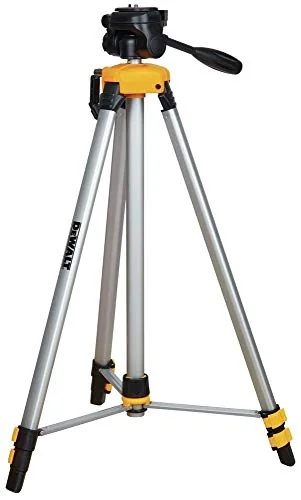 DeWalt DW0881T laser level tripod DEWALT Laser Level Tripod, ¼ x 20 Thread Mount, Collapsible Legs, Non-Skid Feet, Carrying Pouch Included (DW0881T)